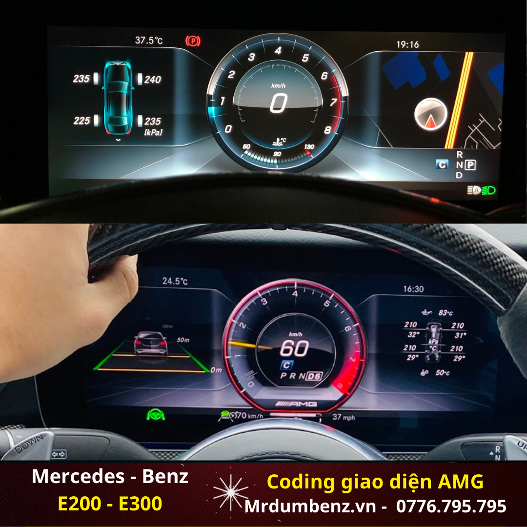 Coding Giao Diện AMG Cho Mercedes E Class
